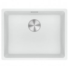 Мийка кухонна Franke Maris, фраграніт, прямокутник, без крила, 553х433х200мм, чаша - 1, врізна, MRG 110-52, білий