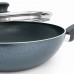 Сковорода ВОК з кришкою Tefal Generous Cook, 28см, алюміній, бакеліт, скло, чорний