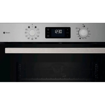 Духова шафа Indesit електрична, 71л, A+, дисплей, конвекція, телескопічні напрямні, нерж