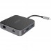 Хаб Acer USB-С &gt; HDMI/DP/2xUSB-A3.2/USB-C/RJ45/mini-jack, 0.15м, чорний