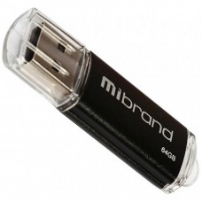 USB флеш накопичувач Mibrand 64GB Cougar Black USB 2.0 (MI2.0/CU64P1B) USB флеш накопичувач Mibrand 64GB Cougar Black USB 2.0 (MI2.0/CU64P1B)