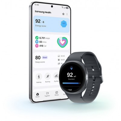 Смарт-годинник Samsung Galaxy Watch 8 40мм (L320) 1.34", 438x438, sAMOLED, BT 5.3, NFC, 2/32ГБ, сірий Смарт-годинник Samsung Galaxy Watch 8 40мм (L320) 1.34", 438x438, sAMOLED, BT 5.3, NFC, 2/32ГБ, сірий