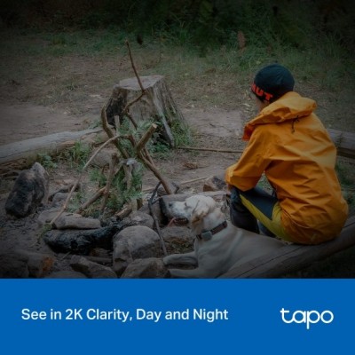 Комплект камери спостереження 4G LTE з функцією панорамування/нахилу з живленням від сонячної панелі TP-LINK TAPO C615G KIT 2K QHD