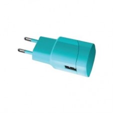 Зарядний пристрій Florence USB, 1.0A aquamarin color (FW-1U010A) Зарядний пристрій Florence USB, 1.0A aquamarin color (FW-1U010A)