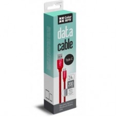 Дата кабель USB 2.0 AM to Type-C 2.0m red ColorWay (CW-CBUC008-RD) Дата кабель USB 2.0 AM to Type-C 2.0m red ColorWay (CW-CBUC008-RD)