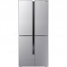 Холодильник SBS Gorenje, 182х64х80см, 4 двері, 265(129)л, А++, Інвертор , Зона св-ті, Внутр. Диспл, Нерж