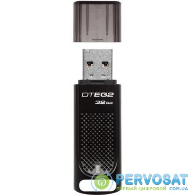 USB флеш накопитель Kingston 32GB DataTraveler Elite G2 Metal Black USB 3.1 (DTEG2/32GB)