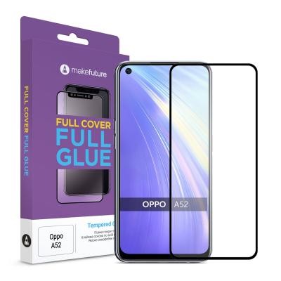 Стекло защитное MakeFuture Oppo A52 Full Cover Full Glue (MGF-OPA52)