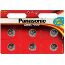 Батарейка PANASONIC CR 2016 * 6 LITHIUM (CR-2016EL/6B) Батарейка PANASONIC CR 2016 * 6 LITHIUM (CR-2016EL/6B)
