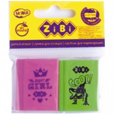 Гумка ZiBi Книжка 30х25х8mm, SET*2шт (ZB.5454-2) Гумка ZiBi Книжка 30х25х8mm, SET*2шт (ZB.5454-2)