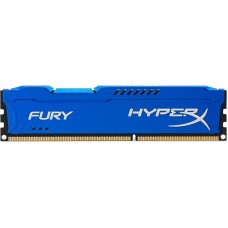 Пам'ять до ПК Kingston DDR3 1600 8GB KIT (4GBx2) 1.5V HyperX Fury Blue