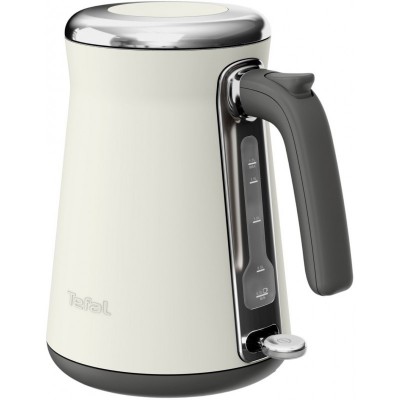 Електрочайник Tefal Collection 1.68л, Strix, нерж. сталь, бежевий