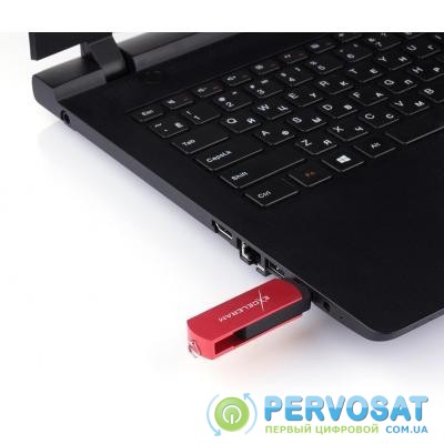 USB флеш накопитель eXceleram 128GB P2 Series Red/Black USB 3.1 Gen 1 (EXP2U3REB128)
