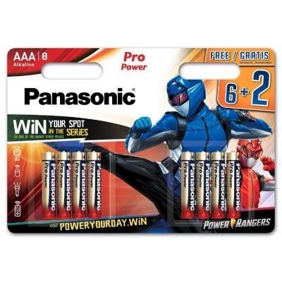 Батарейка PANASONIC AAA LR03 Pro Power * 8 Power Rangers (LR03XEG/8B2FPR)