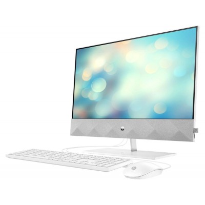 Персональний комп'ютер-моноблок HP Pavilion 23.8FHD IPS AG/AMD Ryzen7 4800H/16/512F/int/kbm/DOS/White