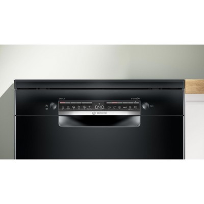 Посудомийна машина Bosch, 12компл., A+, 60см, дисплей, 3й кошик, чорний