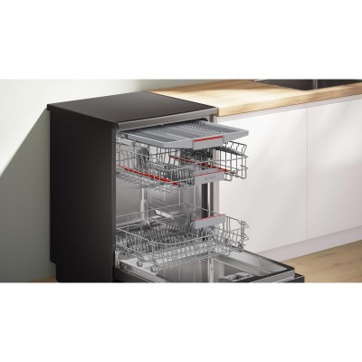 Посудомийна машина Bosch, 12компл., A+, 60см, дисплей, 3й кошик, чорний