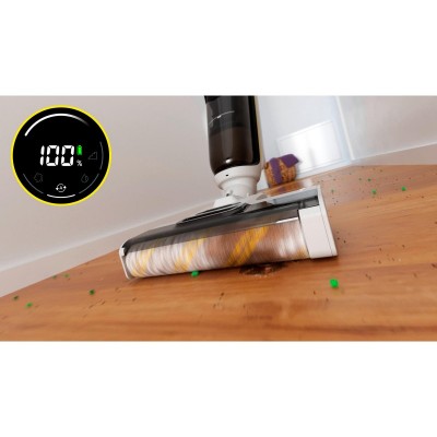 Пилосос karcher безпровідний FCV 4 Dry Extra, вологе прибирання, конт пил -0.45л, вода -0.75л, автон. робота до 45хв, самоочищення, білий