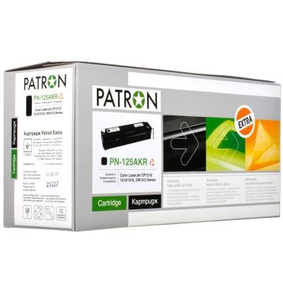 Картридж PATRON HP CLJ CP1215/ CP1515 BLACK Extra (PN-125AKR)