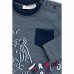 Набір дитячого одягу Breeze з тигром (10614-74B-blue)