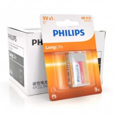 Батарейка PHILIPS Крона Super Heavy Duty 9V 6F22 1pcs/card (6F22L1B/93) Батарейка PHILIPS Крона Super Heavy Duty 9V 6F22 1pcs/card (6F22L1B/93)