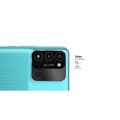 Смартфон TECNO Spark Go 2022 (KG5m) 6.52" 2/32GB, 2SIM, 5000mAh, Turquoise Cyan