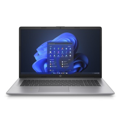 Ноутбук HP 470-G9 17.3" FHD IPS, Intel i7-1255U, 16GB, F1024GB, NVD550-2, DOS, сріблястий
