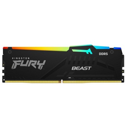 Пам'ять ПК Kingston DDR5 32GB 5600 FURY Beast RGB