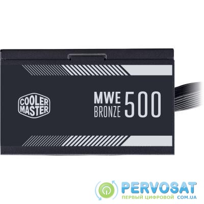 Блок питания CoolerMaster 500W MWE Bronze (MPE-5001-ACAAB-EU)