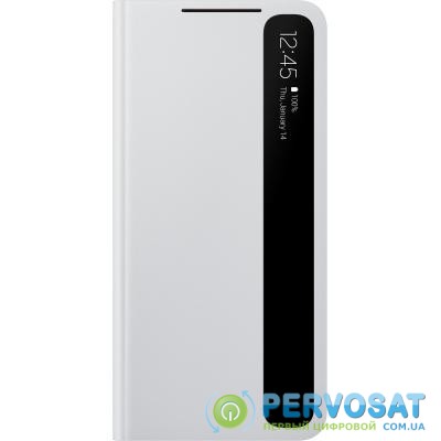 Чехол для моб. телефона Samsung Smart Clear View Cover Samsung Galaxy S21 Light Gray (EF-ZG991CJEGRU)