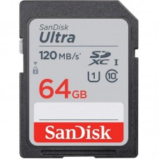 Карта пам'ятi SanDisk 64GB SDXC C10 UHS-I R120MB/s Ultra Карта пам'ятi SanDisk 64GB SDXC C10 UHS-I R120MB/s Ultra