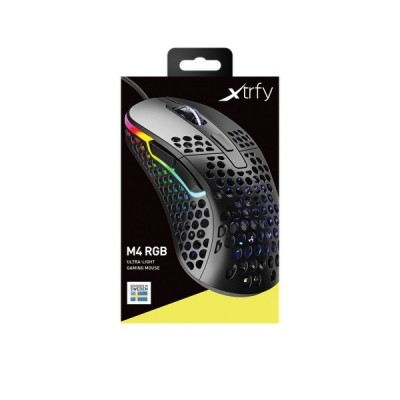 Миша Xtrfy M4, USB-A, RGB, чорний