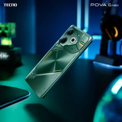 Смартфон TECNO POVA 6 NEO (LI6) 6.78&quot; 8/256ГБ, 2SIM, 7000мА•год, Comet Green