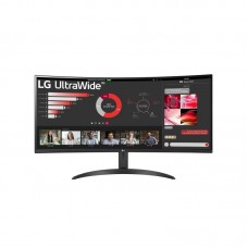 Монітор LG 34" 34WR50QC-B 2xHDMI, DP, Audio, VA, 3440x1440, 21:9, 100Hz, sRGB 99%, CURVED, FreeSync, HDR10