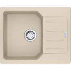 Мийка кухонна Franke City, фраграніт, прямокутник, з крилом, 620х500х190мм, чаша - 1, врізна, оборотна, UCG 611-62, бежевий