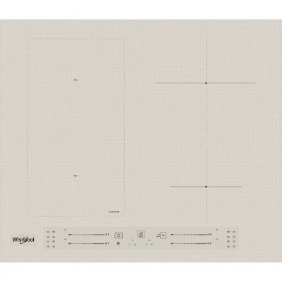 Варильна поверхня Whirlpool індукційна, 60см, розширена зона, бежевий