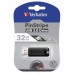 USB флеш накопитель Verbatim 32GB PinStripe Black USB 3.0 (49317)