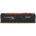 Модуль памяти для компьютера DDR4 8GB 2400 MHz HyperX Fury Black RGB Kingston (HX424C15FB3A/8)