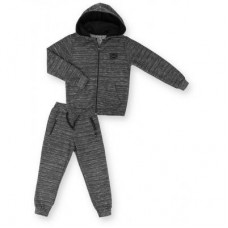 Спортивний костюм Breeze на блискавці меланжевий (9482-140B-black) Спортивний костюм Breeze на блискавці меланжевий (9482-140B-black)