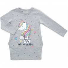 Плаття POP FASHION з єдинорогом (6688-104G-gray) Плаття POP FASHION з єдинорогом (6688-104G-gray)