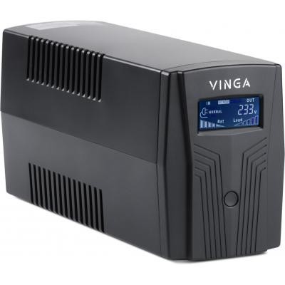 Источник бесперебойного питания Vinga LCD 800VA plastic case with USB (VPC-800PU)