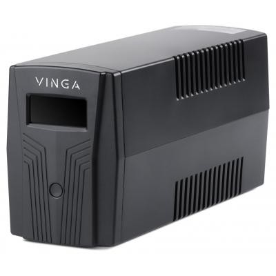 Источник бесперебойного питания Vinga LCD 800VA plastic case with USB (VPC-800PU)