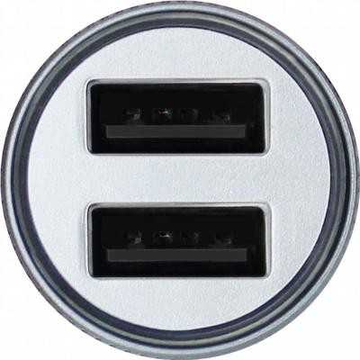 Зарядное устройство Grand-X 3,1A, 12-24V, 2USB (CH-07DG) dark grey metallic (CH-07DG)