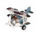 Same Toy Самолет металлический инерционный Aircraft (синий)