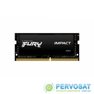Модуль памяти для ноутбука SoDIMM DDR4 16GB 2933 MHz Fury Impact HyperX (Kingston Fury) (KF429S17IB1/16)
