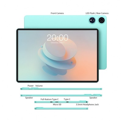 Планшет Teclast P50AI 11" 6ГБ, 128ГБ, 7000мА•год, Android, блакитний