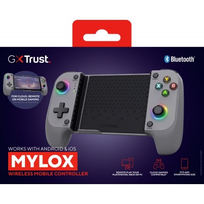 Геймпад Trust GXT 735G Mylox Wireless mobile Gaming Controller, BT, сірий