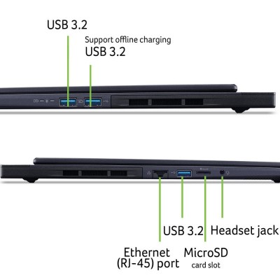 Ноутбук Acer Predator Helios Neo 16S PHN16S-71 16" OLED, Intel U7-255HX, 32GB, F1TB, NVD5060-8, Lin, чорний