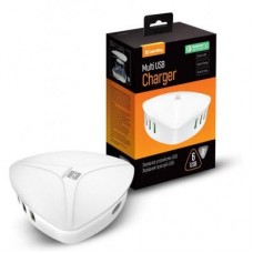 Зарядний пристрій ColorWay 6*USB 8.0A whith QC 3.0 (CW-CHS06QW) Зарядний пристрій ColorWay 6*USB 8.0A whith QC 3.0 (CW-CHS06QW)