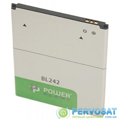 Аккумуляторная батарея для телефона PowerPlant Lenovo A6000 (BL242) 2300mAh (SM130030)